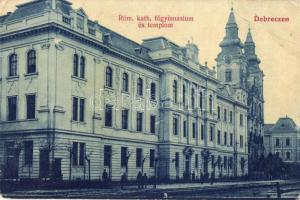 Debrecen, Római katolikus főgimnázium és templom. W.L. (?) 5.