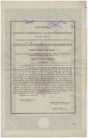 Budapest 1916. "A magyar korona országai 5 1/2%-kal kamatozó Járadékkölcsön" államadóssági...