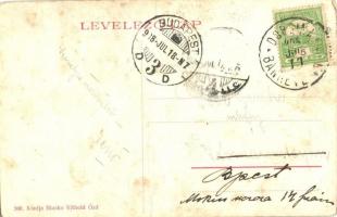 1908 Ózd, Református templom. Kiadja Blasko Vithold 560.  (fa)