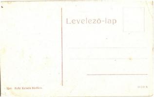 Kisbér, Kozma Ferenc szobra. Haftl Kálmán kiadása 2044.  (EK)