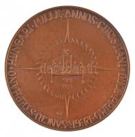 Kanada 1973. "Mindszenty József" Br emlékérem (44,5mm) T:1-,2 
Canada 1973. "Jos. Ca...