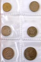 Jugoszlávia 1984-2002. 36db-os vegyes érme tétel, hatlapos kisalakú berakóban T:vegyes Yugoslavia 1984-2002. 36pcs of mixed coins lot, in six pages small binder C:mixed