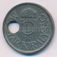 1941. 20f technológiai hibás veret T:2