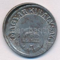 1941. 10f Fe technológiai hibás veret T:2 kis rozsda