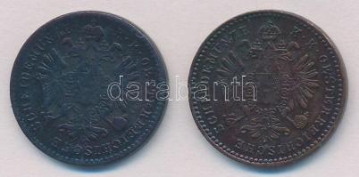 1858B 1kr Cu + 1859B 1kr Cu T:2,2-