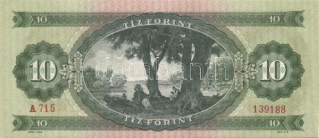 1962. 10Ft + 1969. 10Ft mindkettő egyenetlen sor- és sorozatszámokkal és erős papírráncokkal! T:I