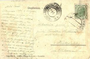 1908 Csernova, Cernová (Rózsahegy, Ruzomberok); Csernovai mészárlás helyszíne a felszáradt vértócsák...