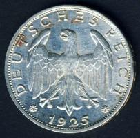 Német Birodalom/Weimari Köztársaság 1925F 1M Ag T:2