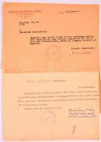 cca 1930-1950 Judaika és szocialista okmány gyűjtemény. Kb 35 db igazolvány, párt dokumentum, szárma...