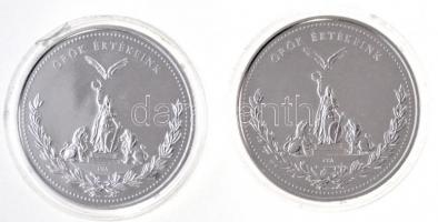 DN "Örök értékeink / Himnusz" aranyozott, ezüstözött fém emlékérem. Szign.: CSA (38,5mm) (...