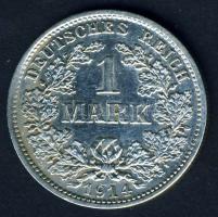 Német Birodalom/Császárság 1914D 1M Ag T:2-/3