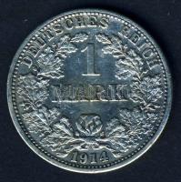 Német Birodalom/Császárság 1914F 1M Ag T:2/3