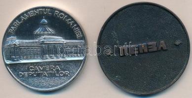 Vegyes: Szovjetunió DN "Penza" fém emlékérem (60mm) + Románia DN "Román Parlament&quo...