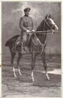 Generaloberst v. Hindenburg on horseback