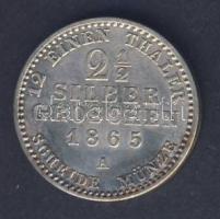 Német Államok/Poroszország 1865A 2 1/2Gr Ag T:3