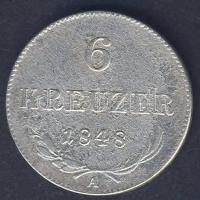 Ausztria 1848A 6Kr Ag T:3