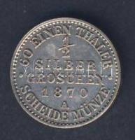 Német Államok/Poroszoroszág 1870A 1/2Gr Ag T:2