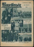 1937-1938 a Függetlenség két lapszáma, érdekes képekkel