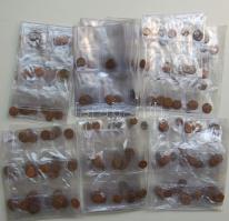 Római Birodalom 299db kisbronz T:tisztított