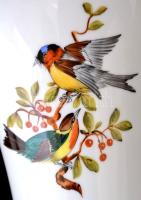 Kaiser porcelán váza, kézzel festett, jelzett, hibátlan, m: 18,5 cm