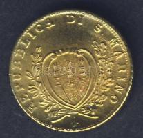 San Marino 1864. 5c modern Au mini utánzata 0,333-as minőségű T:2
