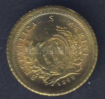 San Marino 1898. 5L modern Au mini utánzata 0,333-as minőségű T:2