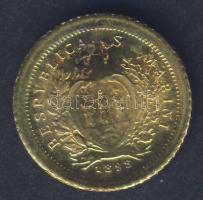 San Marino 1898. 5L modern Au mini utánzata 0,333-as minőségű T:2