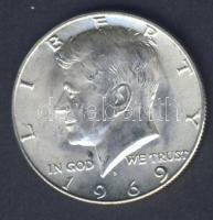 USA 1969. 1/2$ Ag "Kennedy" T:2/3