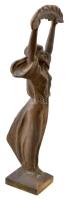 Szabadság-szobor, bronz, jelzés nélkül, m: 37 cm