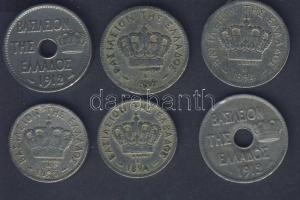 Görögország 1894-95. 10L (2klf) + 20L (2klf) T:3+,3,3/4 ph. + 1912. 10L (2x) T:2/3,3+