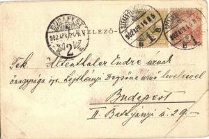 1902 Székesfehérvár, Lovassági laktanya. Kiadja Weisz Hermann (EB)