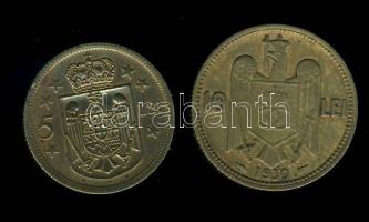 Románia 1930. 5L, 10L T:2/3,3
