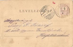 1899 Pécs, Hadapród iskola. Kiadja Fischer Ferenc, Rechnitzer Ottokár fénynyomdája 171. (szakadás / ...