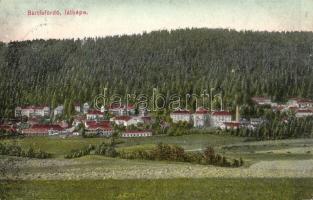 1910 Bártfa, Bártfafürdő, Bardejovské Kúpele, Bardejov; látkép, nyaralók. Kiadja Eschwig és Hajts / general view, villas (EK)