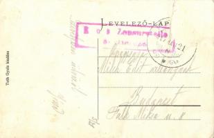 Romoly, Romuli (Máramaros); Hoffmann-féle turbina és gőzfűrész telep télen. Tuth Gyula kiadása / saw...