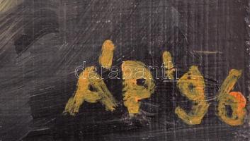 Ábrahám Péter (?-?): Grand Canyon. Olaj, farost,jelzett, 30x40 cm