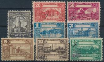1933-1936 Konzuli illetékbélyeg A 17-24 (10.800)