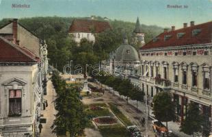 1918 Miskolc, Erzsébet tér, üzlet, automobil (EK)