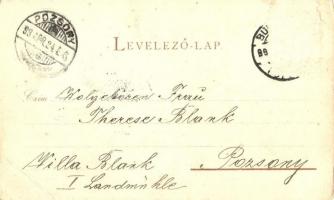 1899 Budapest XIII. Margitsziget, Margit fürdő, Margit forrás. Verlag Back & Schmitt. Art Nouvea...