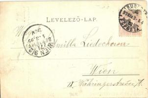 1899 Budapest I. Királyi vár, Mátyás templom. Kiadja Schmidt Edgar (EB)