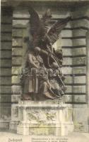 Budapest I. Béke szoborcsoport a Királyi várudvarban