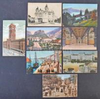 94 db RÉGI külföldi városképes lap / 94 pre-1945 European town-view postcards
