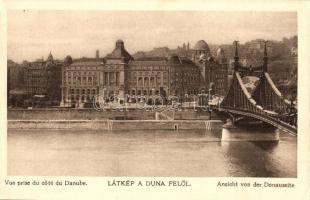 Budapest XI. Látkép a Duna felől, Szent Gellért Szálló (EK)