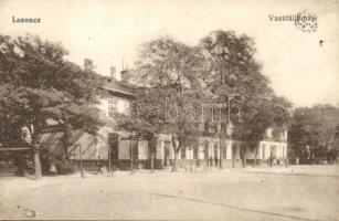 Losonc, Lucenec; Vasútállomás / Bahnhof / railway station