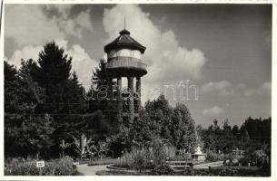 Kolozsvár, Cluj; Botanikus kert, víztorony / botanical garden with water tower