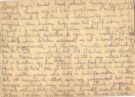 1944 3 db levél Kohn Bélánénak zsidó KMSZ (közérdekű munkaszolgálatos) hozzátartozójától / 3 
WWII ...