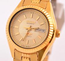 Női Citizen automata karóra új állapotban, fém szíjjal, tokkal