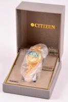 Női Citizen automata karóra új állapotban, fém szíjjal, tokkal