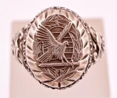 Zrínyi Miklós Nemzetvédelmi Egyetem katonai ezüst gyűrű 10 g