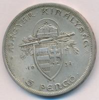 1938. 5P Ag "Szent István" T:1-,2
Adamo P8.1